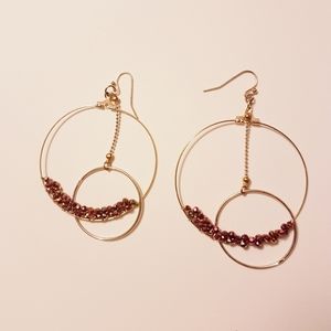 Pretty Panacea double hooped earrings